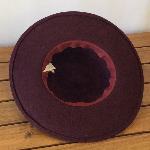 Loft Burgundy Style Fedora - Picture 6 of 8